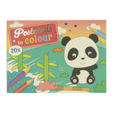 Gagne des cartes postales hollandaises à colorier avec des animaux sauvages