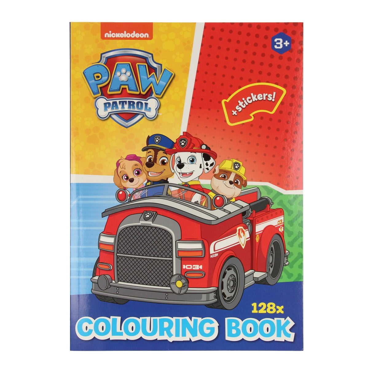 Livre de coloriage Wins Holland Paw Patrol, 128 pages.