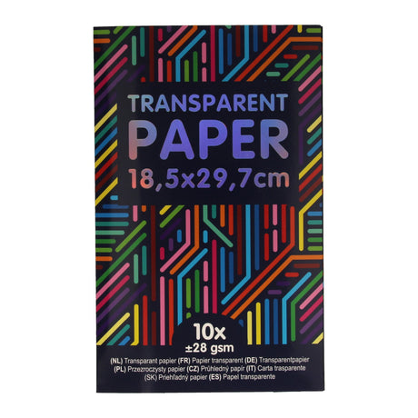 Ganne Holland Transparent Paper colored, 10st.