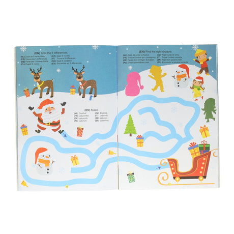Wins Holland livre de coloriage et d'activités a4 Noël