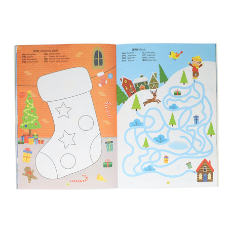 Wins Holland livre de coloriage et d'activités a4 Noël