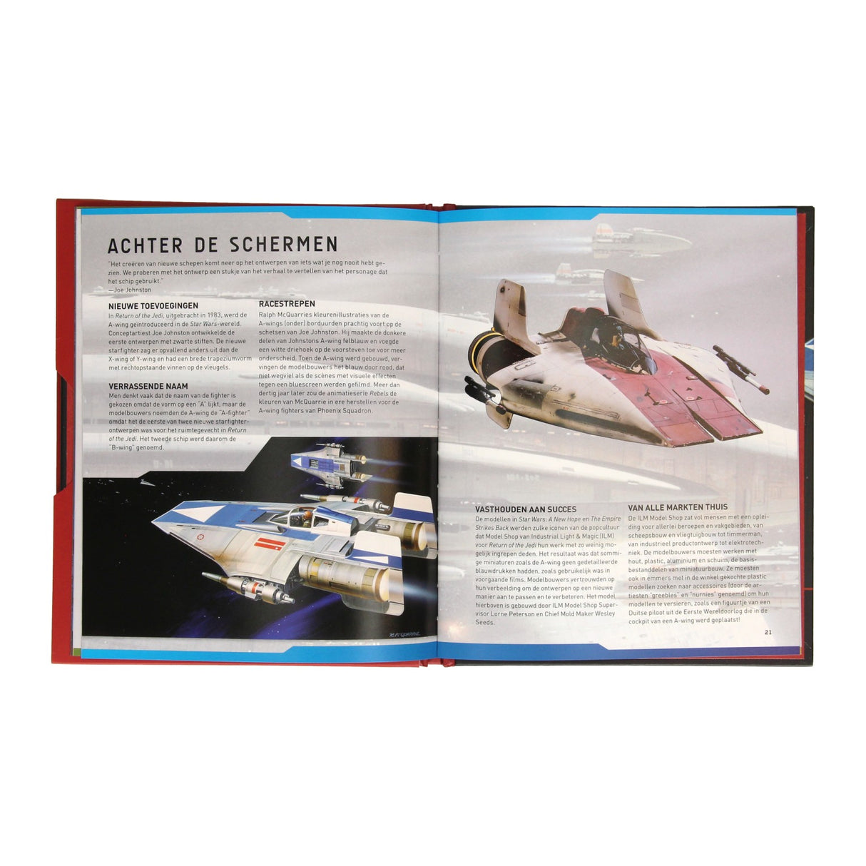 Remporte le livre de luxe Star Wars A-wing aux Pays-Bas avec un modèle de construction en bois