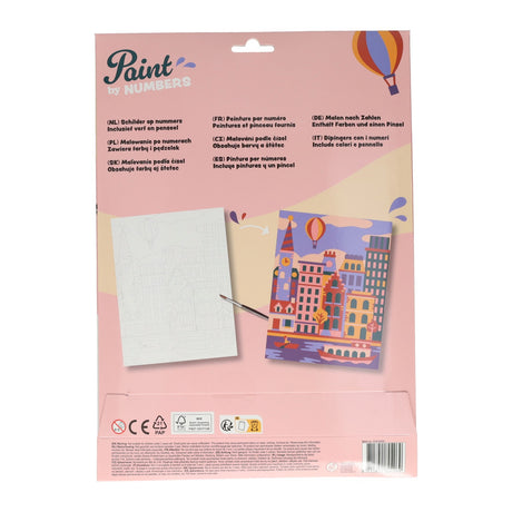 Wins Holland paint by number theme paint set