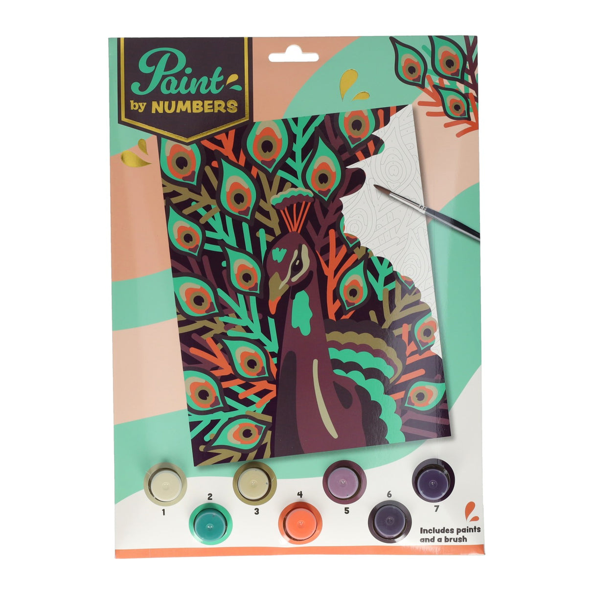 Wins Holland paint by number theme paint set
