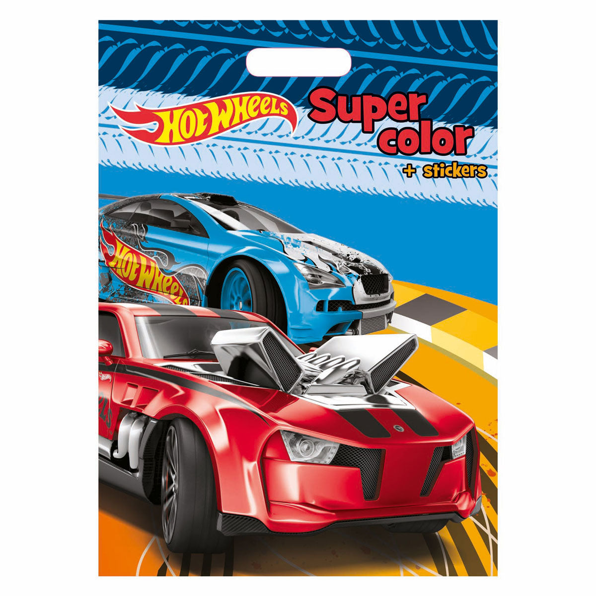 Livres spéciaux Pays-Bas bv Hot Wheels livre de coloriage et autocollants