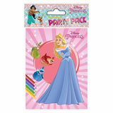 Livres spéciaux Pays-Bas bv Disney party livres de coloriage princesse, 6 pcs.