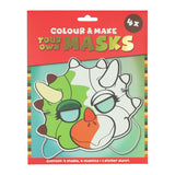 Wins holland kleur je eigen masker dino - 4 maskers
