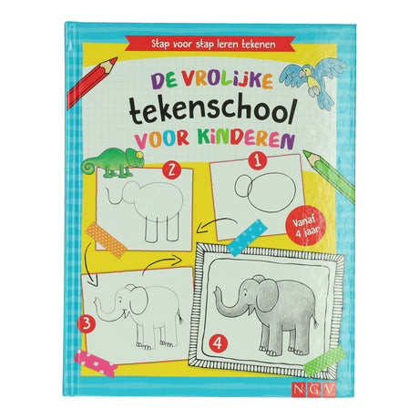 Holland remporte la joyeuse école de dessin pour enfants - étape par étape