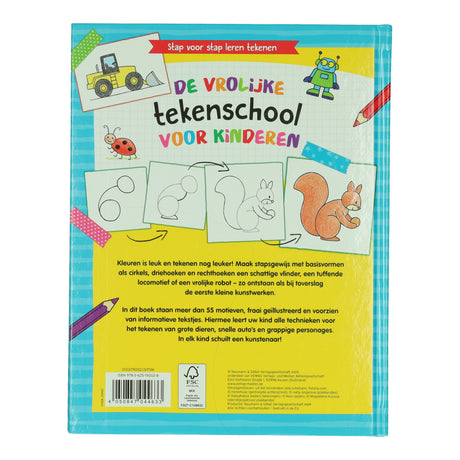 Holland remporte la joyeuse école de dessin pour enfants - étape par étape