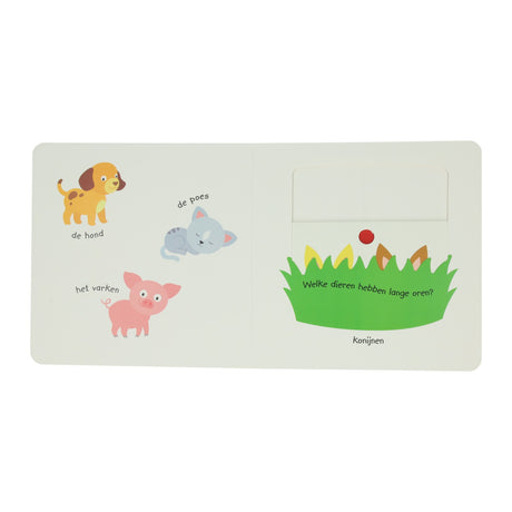 Gagne un livre coulissant Holland pour jouer et apprendre les animaux