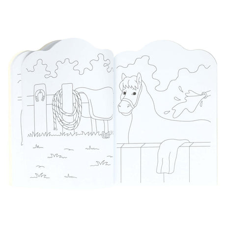 Wins Holland – livre de coloriage pour enfants, poneys et chevaux, 96 pages