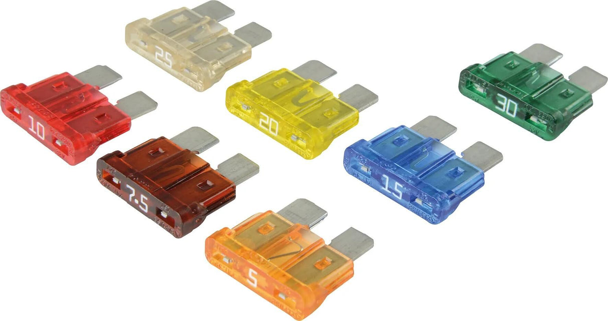 Herth+buss assortiment de fusibles fiche banane à jeu de fusibles à 7 pcs. 5h30