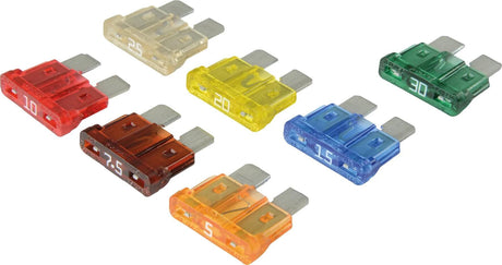 Herth+buss assortiment de fusibles fiche banane à jeu de fusibles à 7 pcs. 5h30