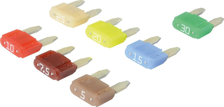 Herth+buss mini jeu de fusibles fusibles fiche banane jeu de fusibles mini 7 pcs. 5h30