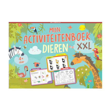 Wins Holland mon cahier d'activités animaux xxl - coloriages et puzzles
