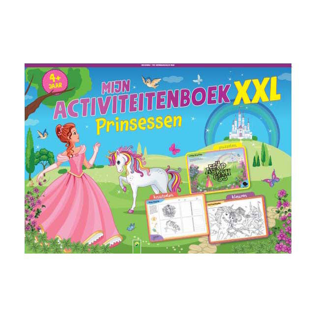 Wins Holland mon cahier d'activités XXL princesses - coloriages et puzzles