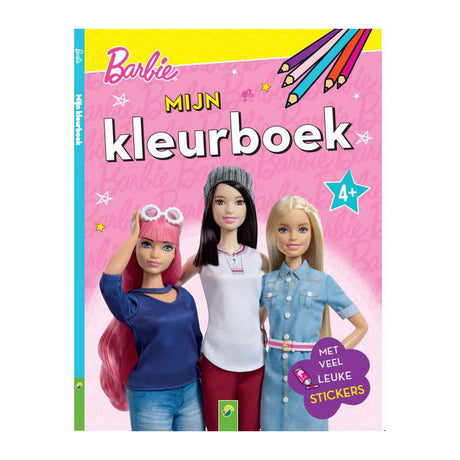 Gagne Holland mon livre de coloriage avec autocollants - Barbie
