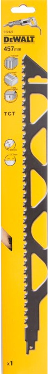 Dewalt dt2422-qz - lame de scie alternative - 457 mm - dents en carbure - spécialiste des matériaux de construction
