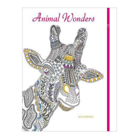 Livre de coloriage des éditeurs Rebo : merveilles animales adulte