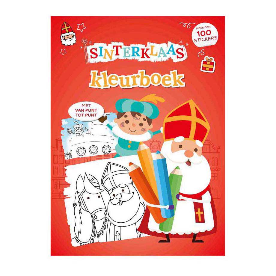 Livre de coloriage Sinterklaas des éditeurs Rebo