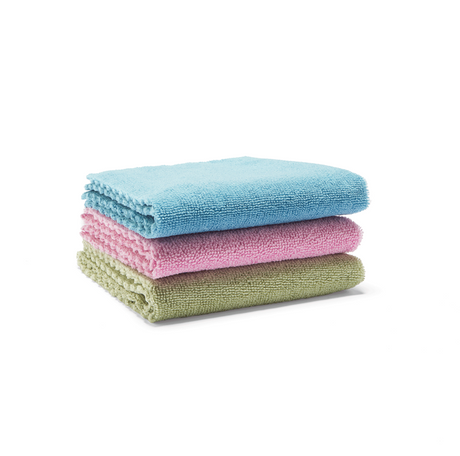 Paquet de 3 chiffons en microfibre Vileda 100 % recyclés | 4 pièces