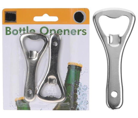 Excellent ouvre-bouteille d'articles ménagers en métal 9cm 2 parties