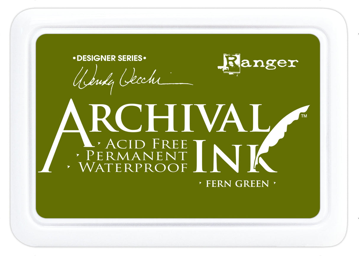 Ranger ink ranger • tampon encreur d'archives vert fougère
