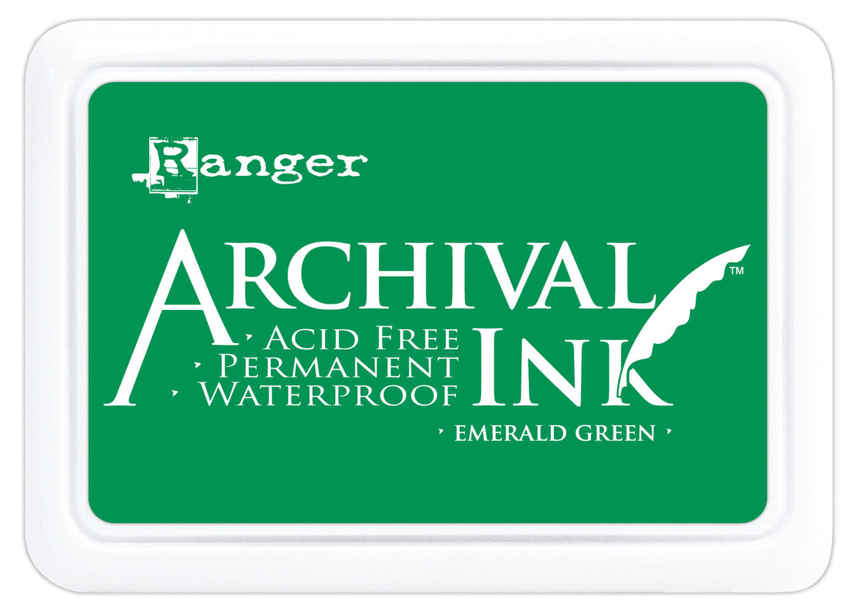 Ranger ink ranger • tampon encreur d'archives vert émeraude
