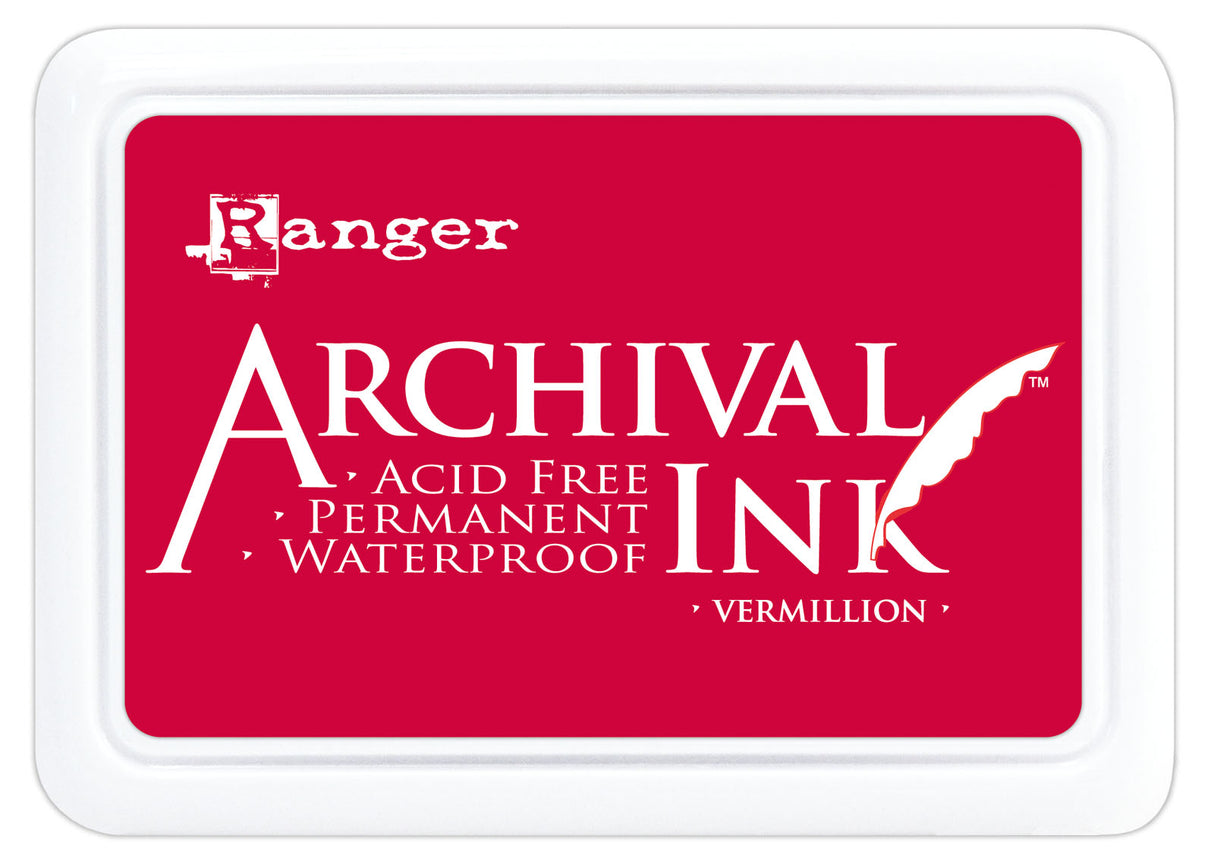 Ranger ink ranger • tampon encreur d'archives vermillon