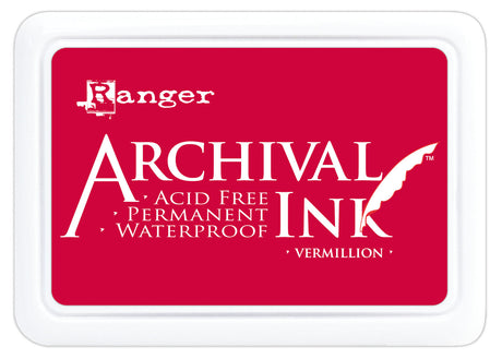 Ranger ink ranger • tampon encreur d'archives vermillon