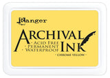Ranger ink ranger • tampon encreur d'archives jaune chrome