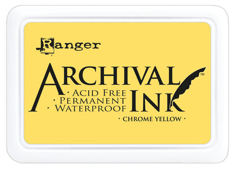 Ranger ink ranger • tampon encreur d'archives jaune chrome