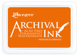Ranger encreur ranger • tampon encreur d'archives orange monarque