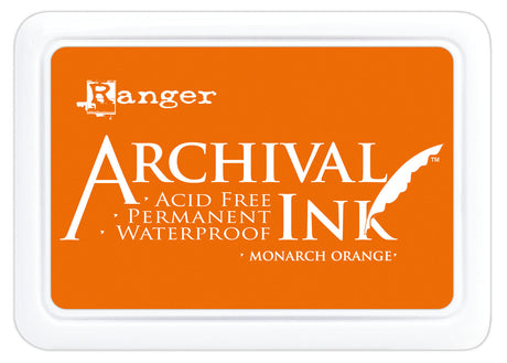 Ranger encreur ranger • tampon encreur d'archives orange monarque