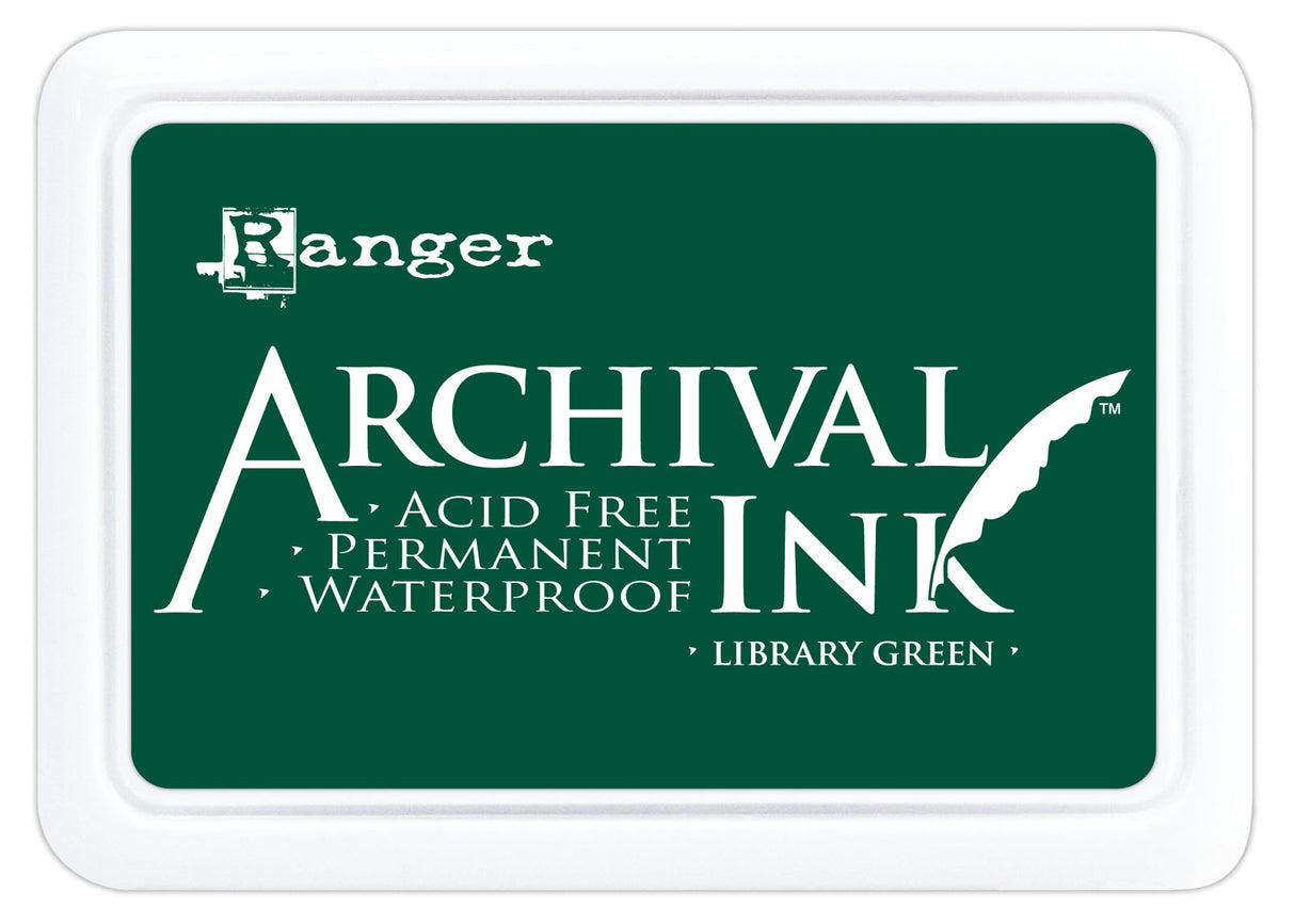 Ranger ink ranger • bibliothèque de tampons encreurs d'archives vert