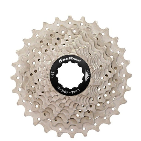 Cassette Sunrace 10 vitesses 11-28T. CSRS0 Silver Alu Spider