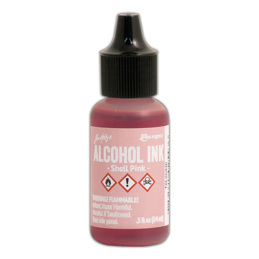 Ranger ink ranger • tim holtz encre à alcool coquille rose 14ml
