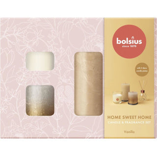 Coffret cadeau Bolsius moyen home sweet home