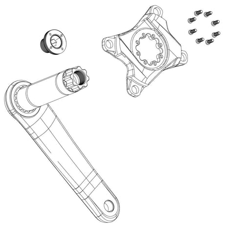 Sram garde-chaîne force anneau de garde-chaîne force 30t
