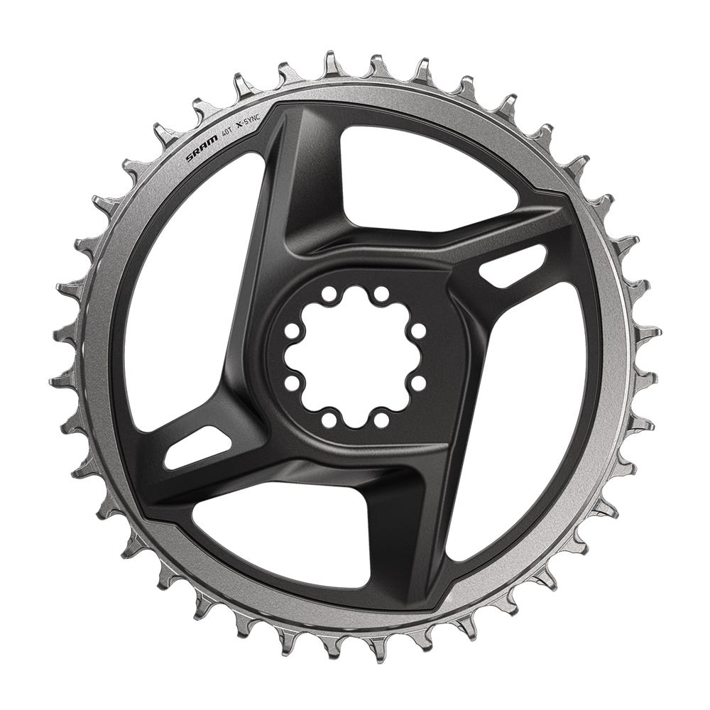 Pignon Sram 46 dents e1 montage direct x-sync gris xplr rouge force 8 boulons