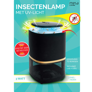 Lampe à insectes mesa Living No Brand avec lumière UV | 2 pièces