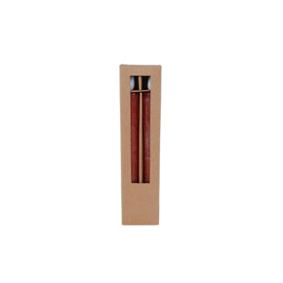 Bougie sans feu télécommande LED rouge set 2 | 2 pièces