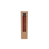 Bougie sans feu télécommande LED rouge set 2 | 2 pièces