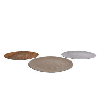 Sous-assiette bjorn placage bois 33 cm 3 assortis
