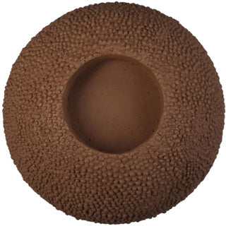 No brand photophore béton marron 15x15x15cm
