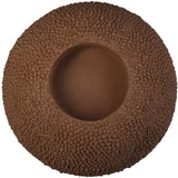 No brand photophore béton marron 15x15x15cm