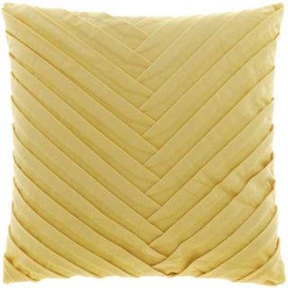 Coussin unique living 45x45 siebe jaune clair | 2 pièces
