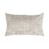 Coussin vintage en velours beige 30x50 cm