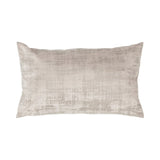 Coussin vintage en velours beige 30x50 cm