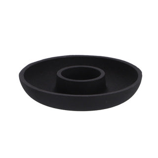 No brand bougeoir aluminium noir 13,5x13,5x2,5cm | 2 pièces